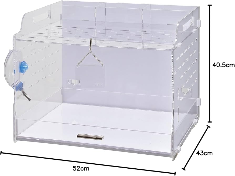 中古】送料込/ジェックスGEXアクリルルーム510Low小動物のペットケージ